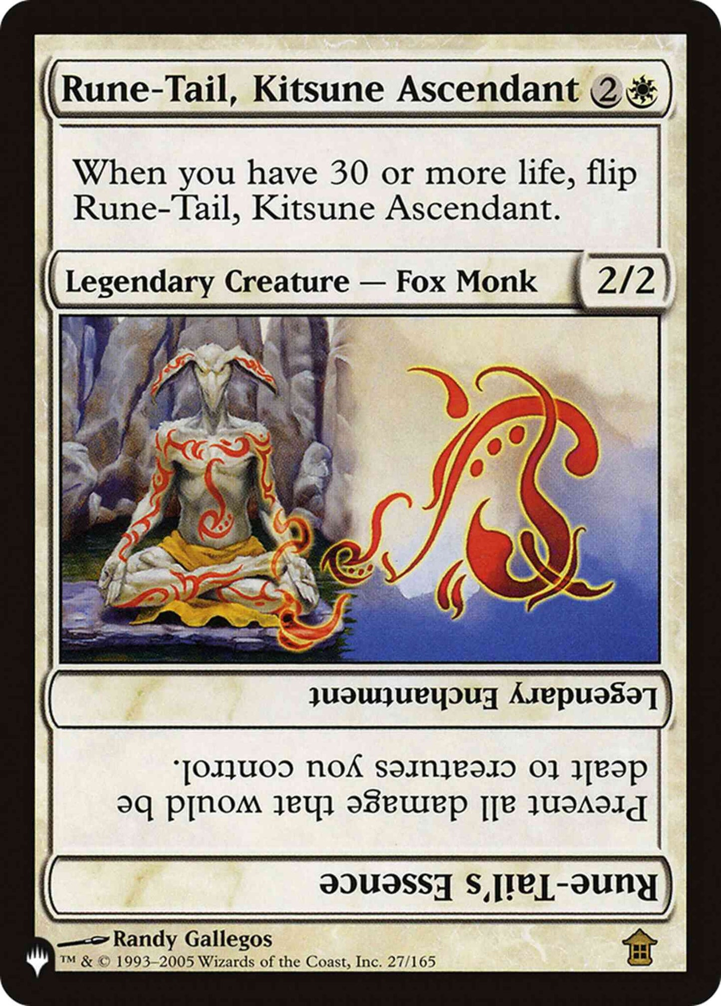 Rune-Tail, Kitsune Ascendant // Rune-Tail's Essence [SOK-27] [The List] [Non-Foil]