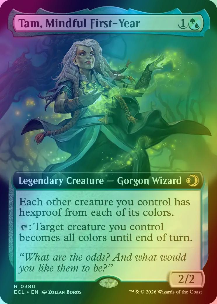 Tam, Mindful First-Year [380] [Extended Art] [Lorwyn Eclipsed] [Foil]