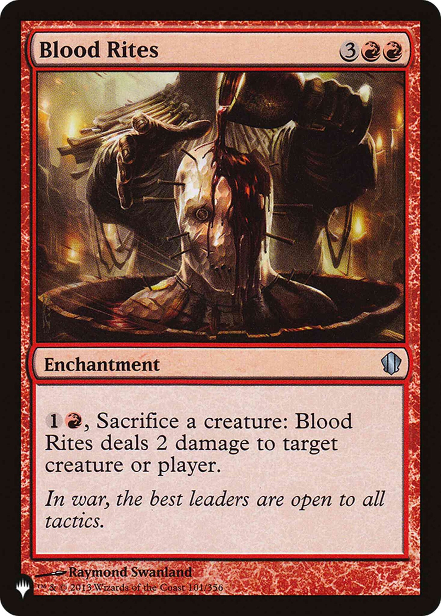 Blood Rites [C13-101] [The List] [Non-Foil]