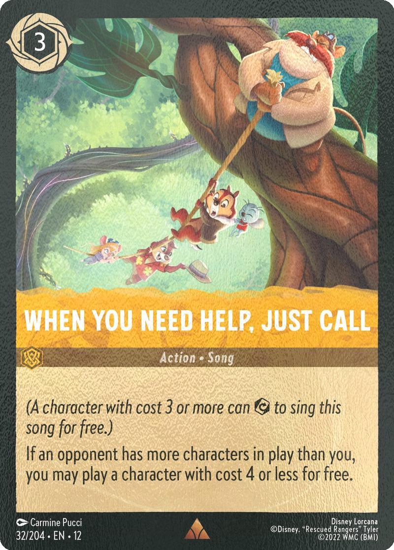 When You Need Help, Just Call - 32/204 [Wilds Unknown] [Cold Foil]