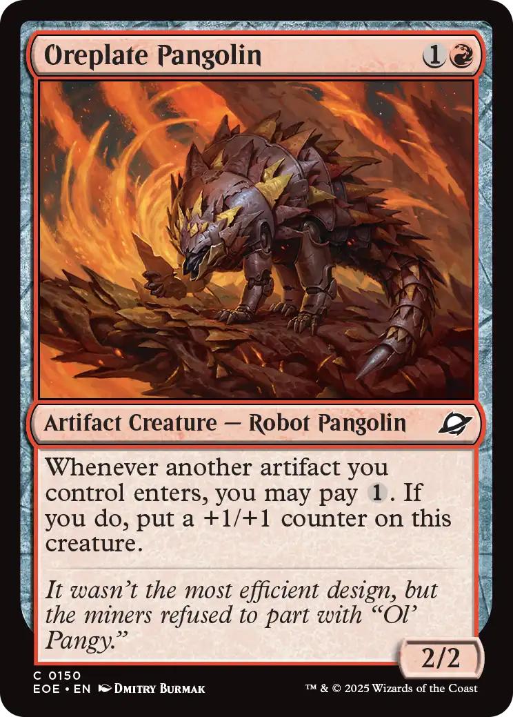 Oreplate Pangolin [150] [Edge of Eternities] [Non-Foil]