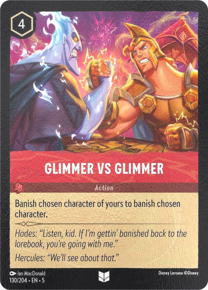 Glimmer vs Glimmer - 130/204 [Shimmering Skies] [Cold Foil]