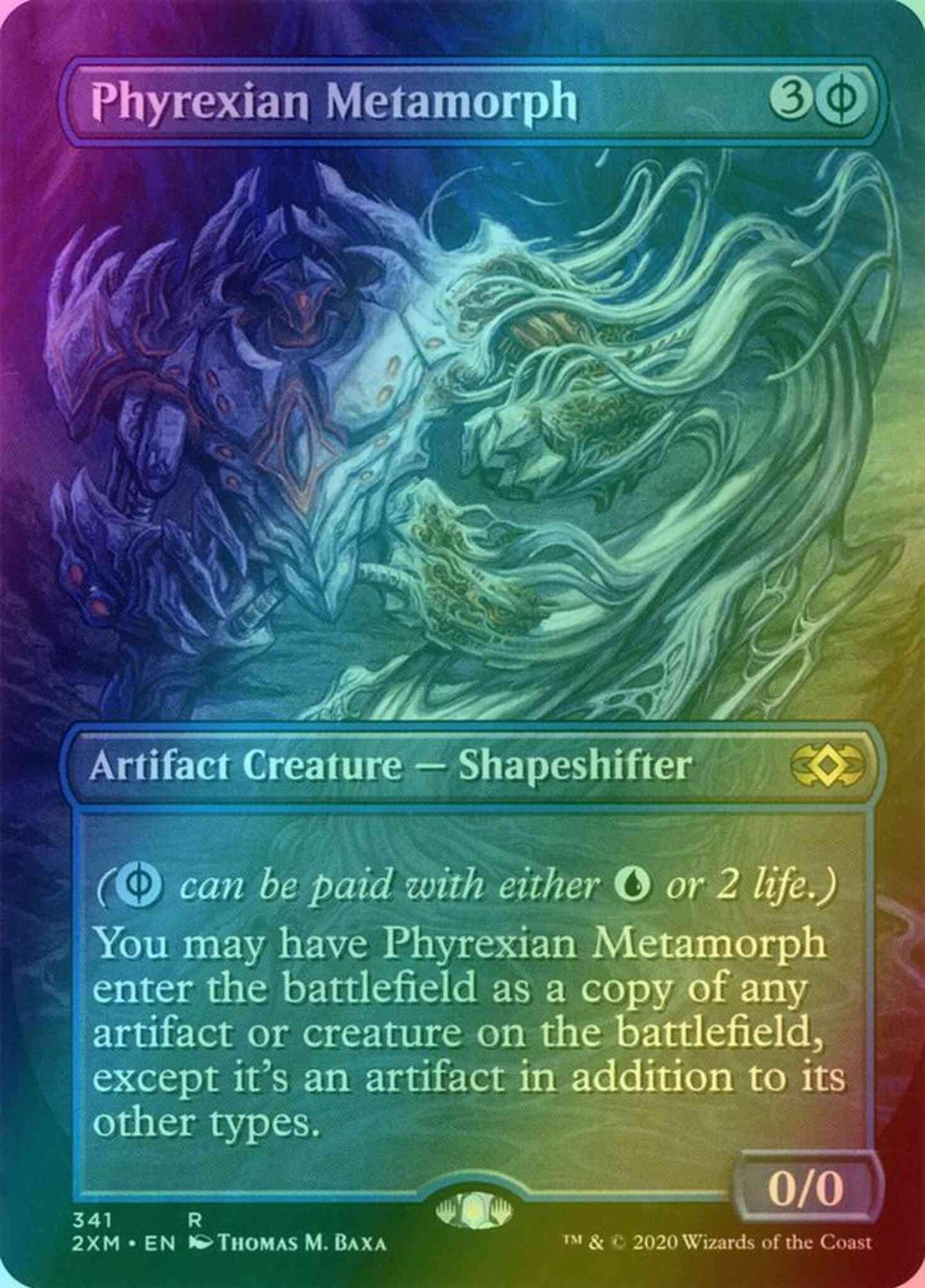 Phyrexian Metamorph [341] [Borderless] [Double Masters] [Foil]