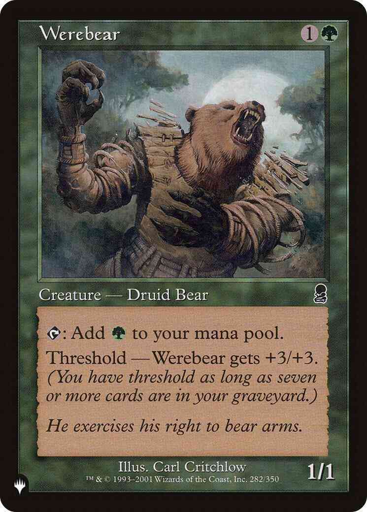 Werebear [ODY-282] [The List] [Non-Foil]