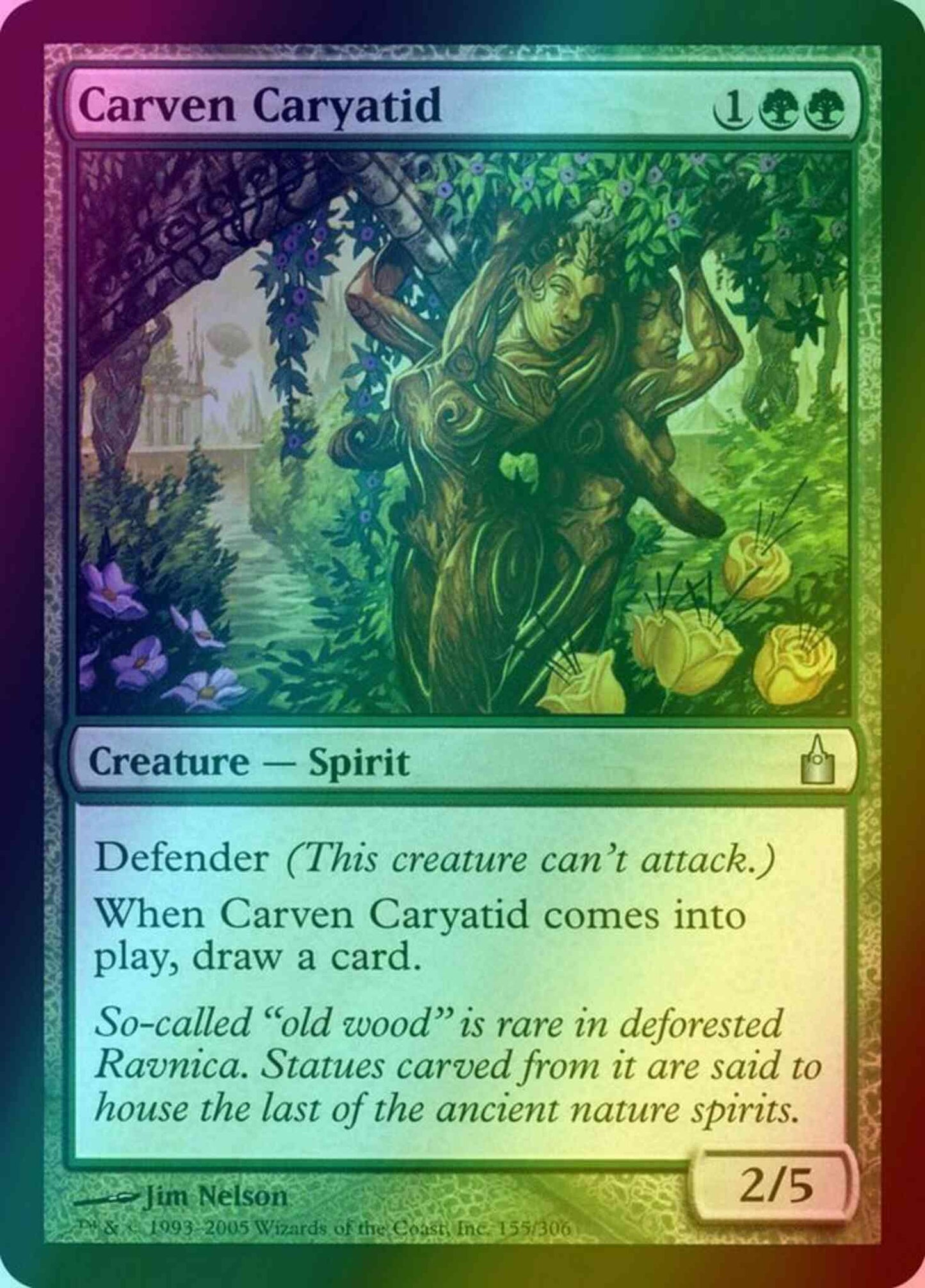 Carven Caryatid [155] [Ravnica City Of Guilds] [Foil]