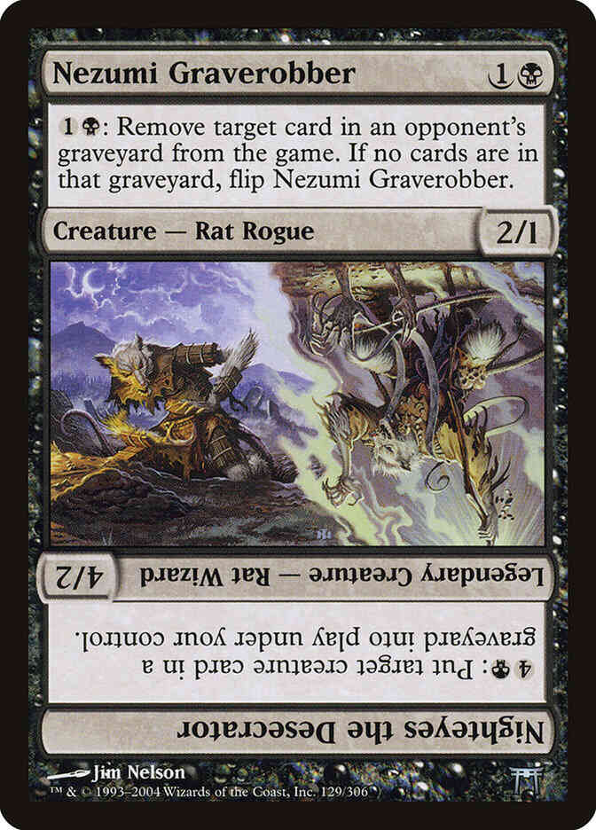 Nezumi Graverobber // Nighteyes the Desecrator [129] [Champions of Kamigawa] [Non-Foil]
