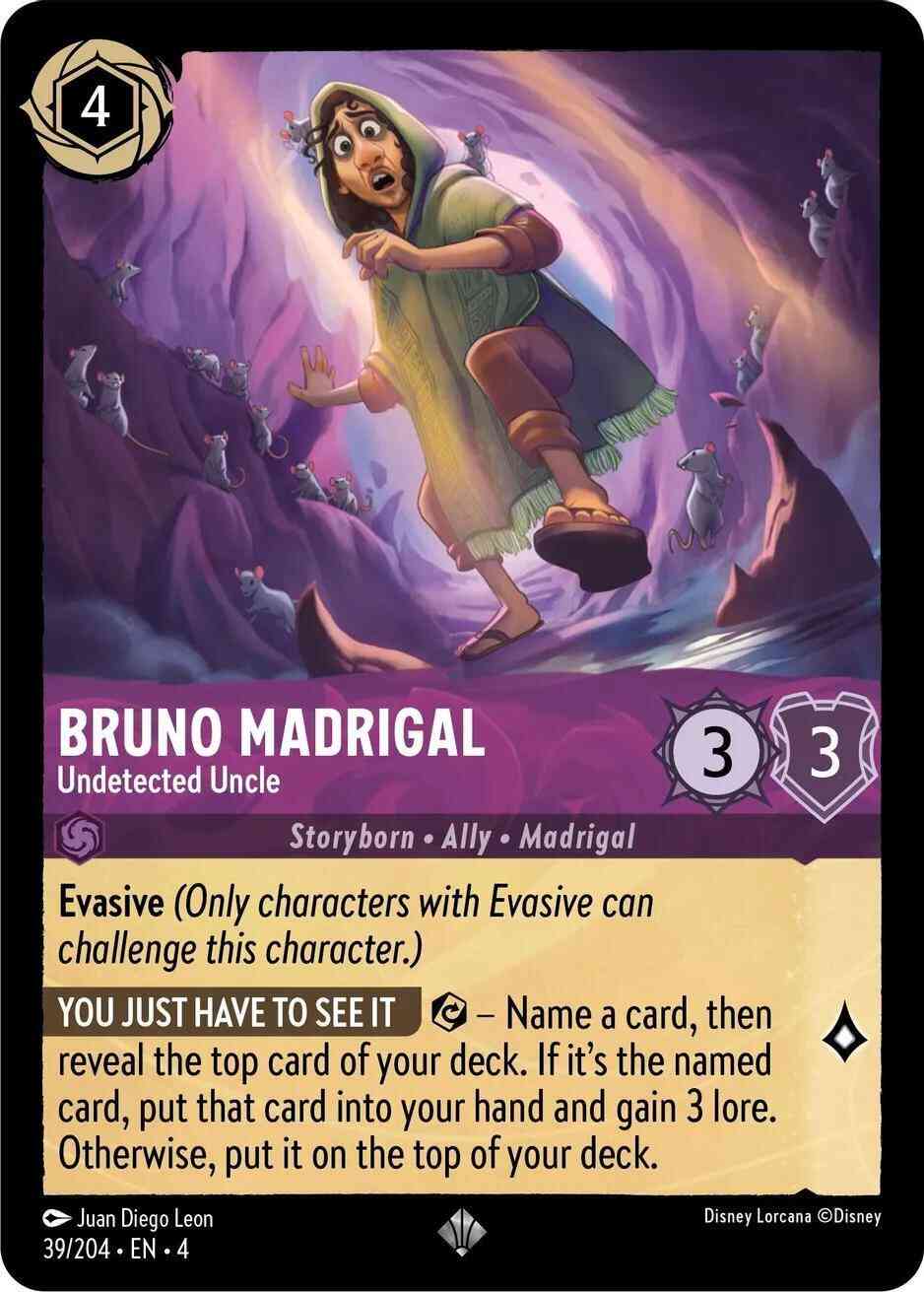 Bruno Madrigal - Undetected Uncle - 39/204 [Ursula's Return] [Cold Foil]