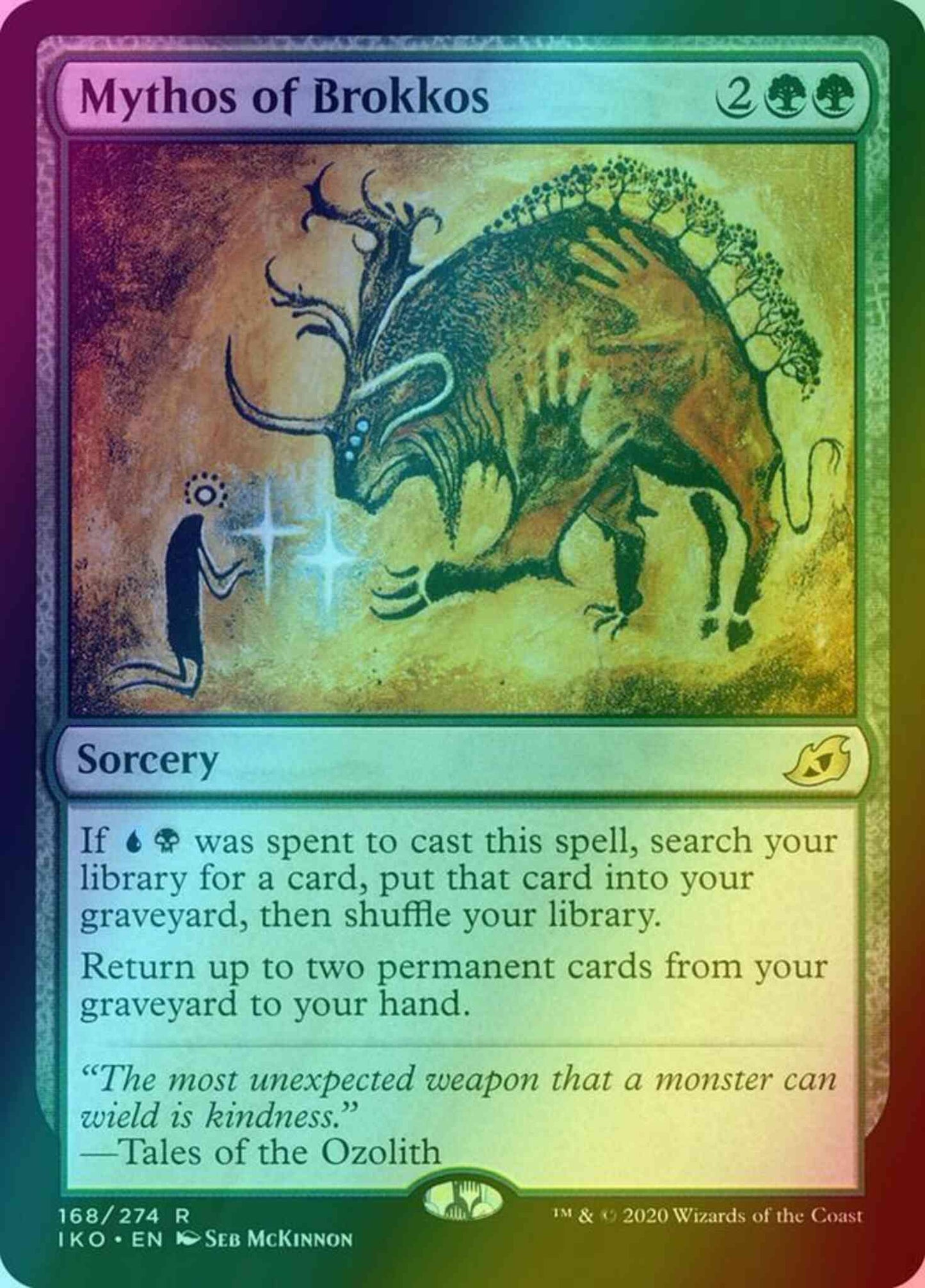Mythos of Brokkos [168] [Ikoria: Lair of Behemoths] [Foil]