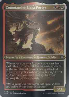 Commander Liara Portyr [529] [Commander Legends: Battle for Baldur's Gate] [Etched Foil]