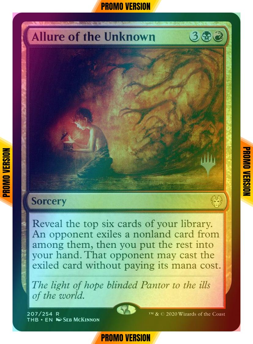 Allure of the Unknown [207p] [Promo Pack] [Theros Beyond Death Promos] [Foil]