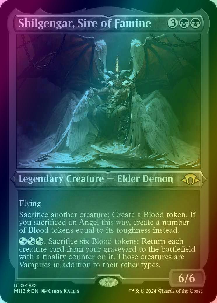 Shilgengar, Sire of Famine [480] [Modern Horizons 3] [Etched Foil]