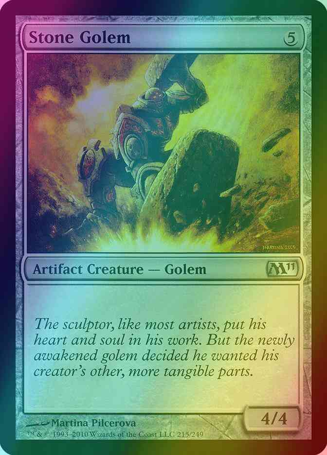 Stone Golem [215] [Magic 2011] [Foil]