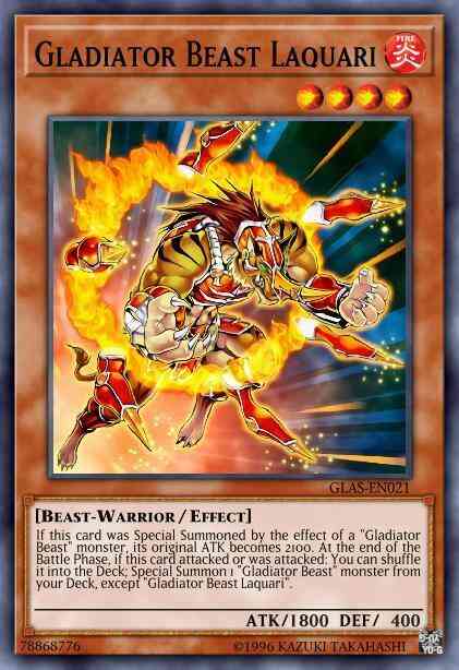 Gladiator Beast Laquari - TU01-EN017 - Common - Unlimited