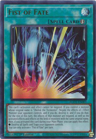Fist of Fate - EGO1-EN003 - Ultra Rare - Unlimited