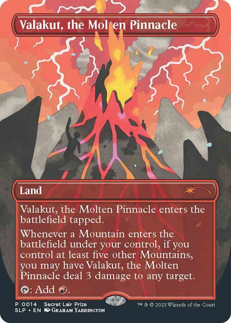 Valakut, the Molten Pinnacle [0014] [Borderless] [Secret Lair Promo] [Non-Foil]