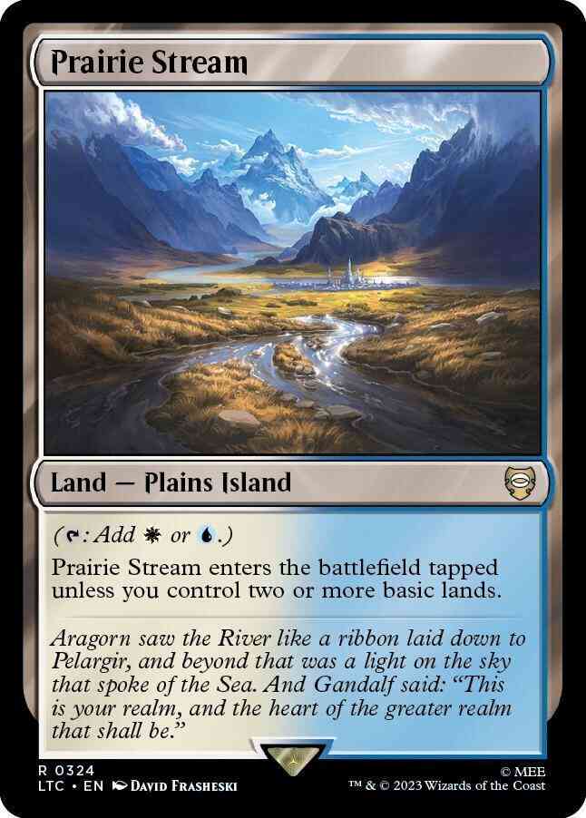 Prairie Stream [324] [The Lord of the Rings: Tales of Middle-earth: Commander] [Non-Foil]