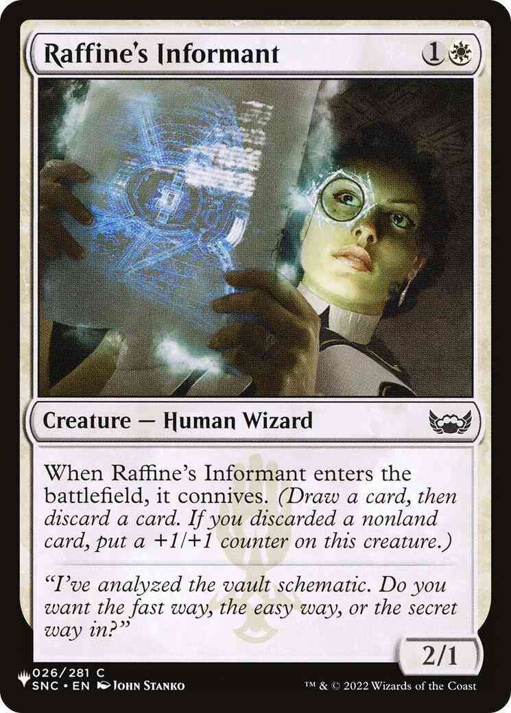 Raffine's Informant [SNC-26] [The List] [Non-Foil]