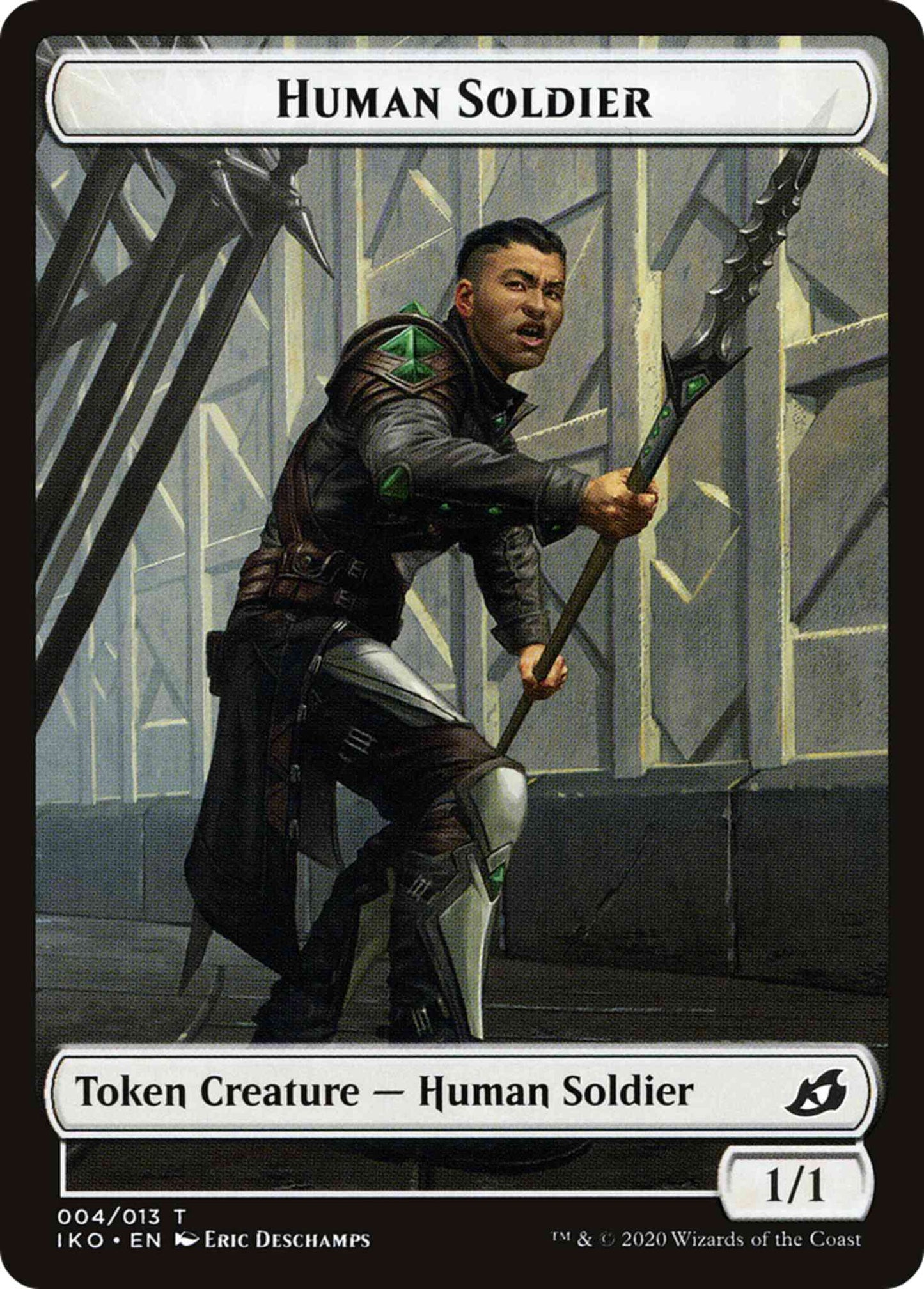 Human Soldier Token [04] [Ikoria Lair of Behemoths Tokens] [Non-Foil]