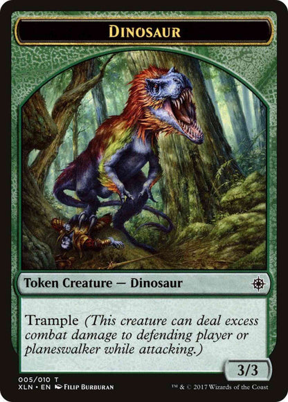 Dinosaur Token (05) // Treasure Token (08) [Ixalan Tokens] [Non-Foil]