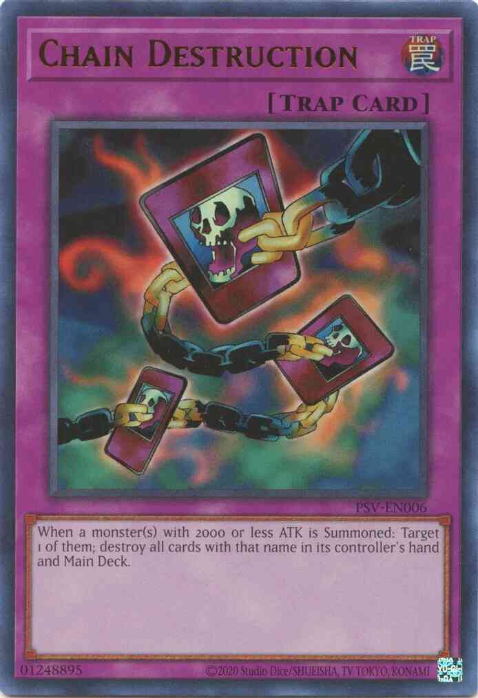 Chain Destruction - 25th Anniversary - PSV-EN006 - Ultra Rare - Unlimited