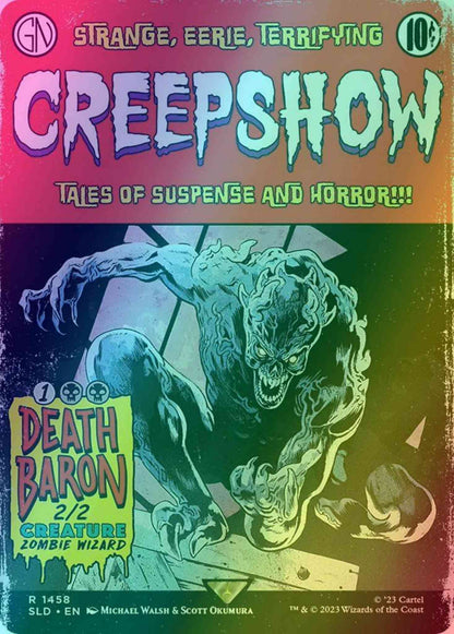 Death Baron // Death Baron [1458] [Borderless] [Creepshow] [Secret Lair Drop] [Foil]