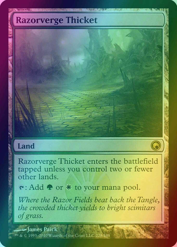 Razorverge Thicket [228] [Scars Of Mirrodin] [Foil]