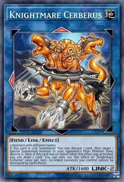 Knightmare Cerberus - FLOD-EN045 - Super Rare - Unlimited
