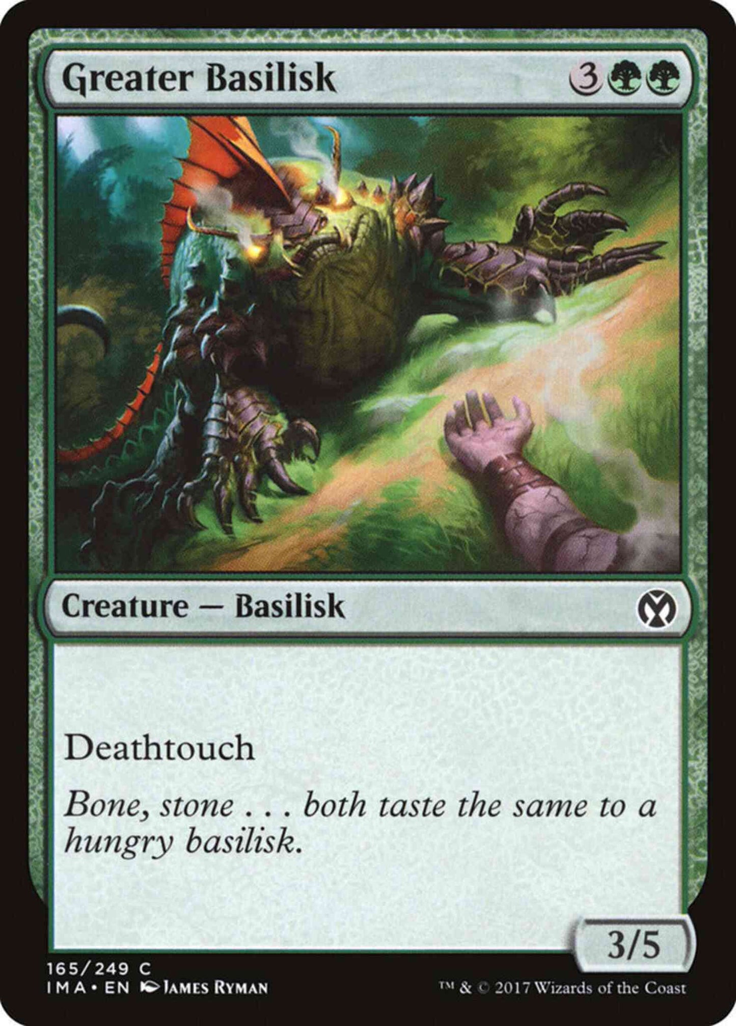 Greater Basilisk [165] [Iconic Masters] [Non-Foil]