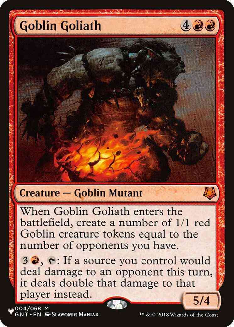 Goblin Goliath [GNT-4] [The List] [Non-Foil]
