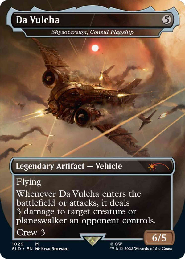 Da Vulcha - Skysovereign, Consul Flagship [1029] [Borderless] [40,000: Orks] [Secret Lair Drop] [Non-Foil]
