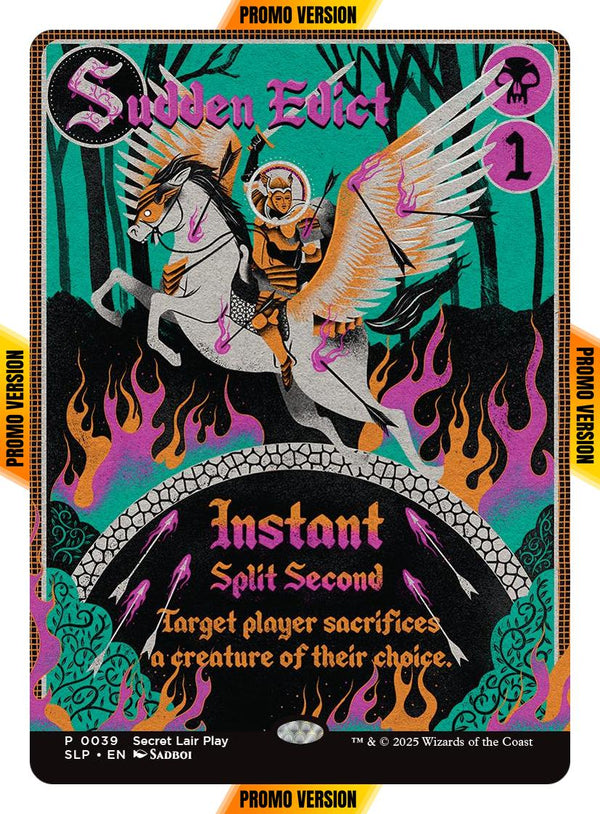 Sudden Edict [0039] [Borderless] [Secret Lair Promo] [Non-Foil]