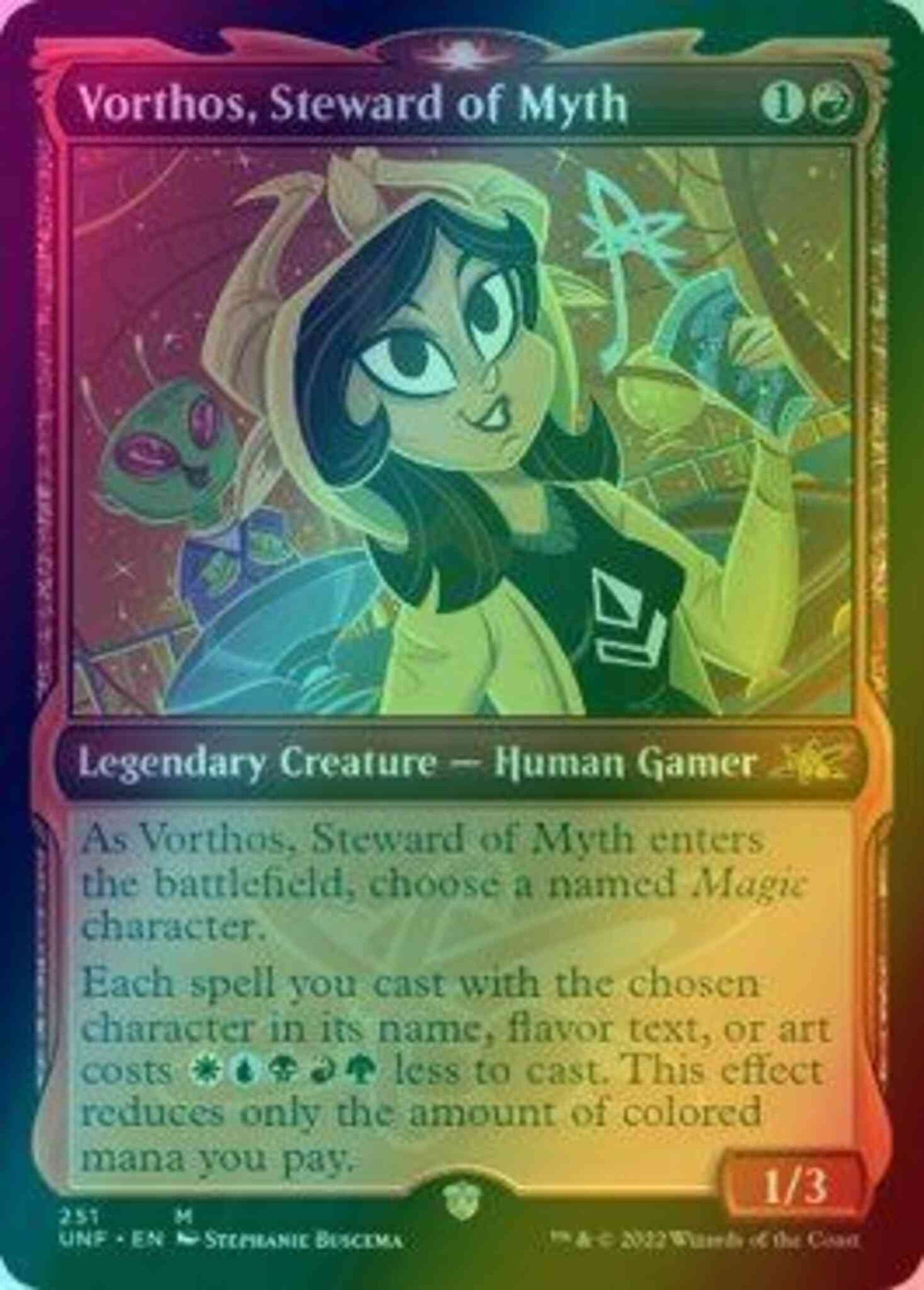 Vorthos, Steward of Myth [251] [Showcase Cards of Tomorrow] [Unfinity] [Foil]