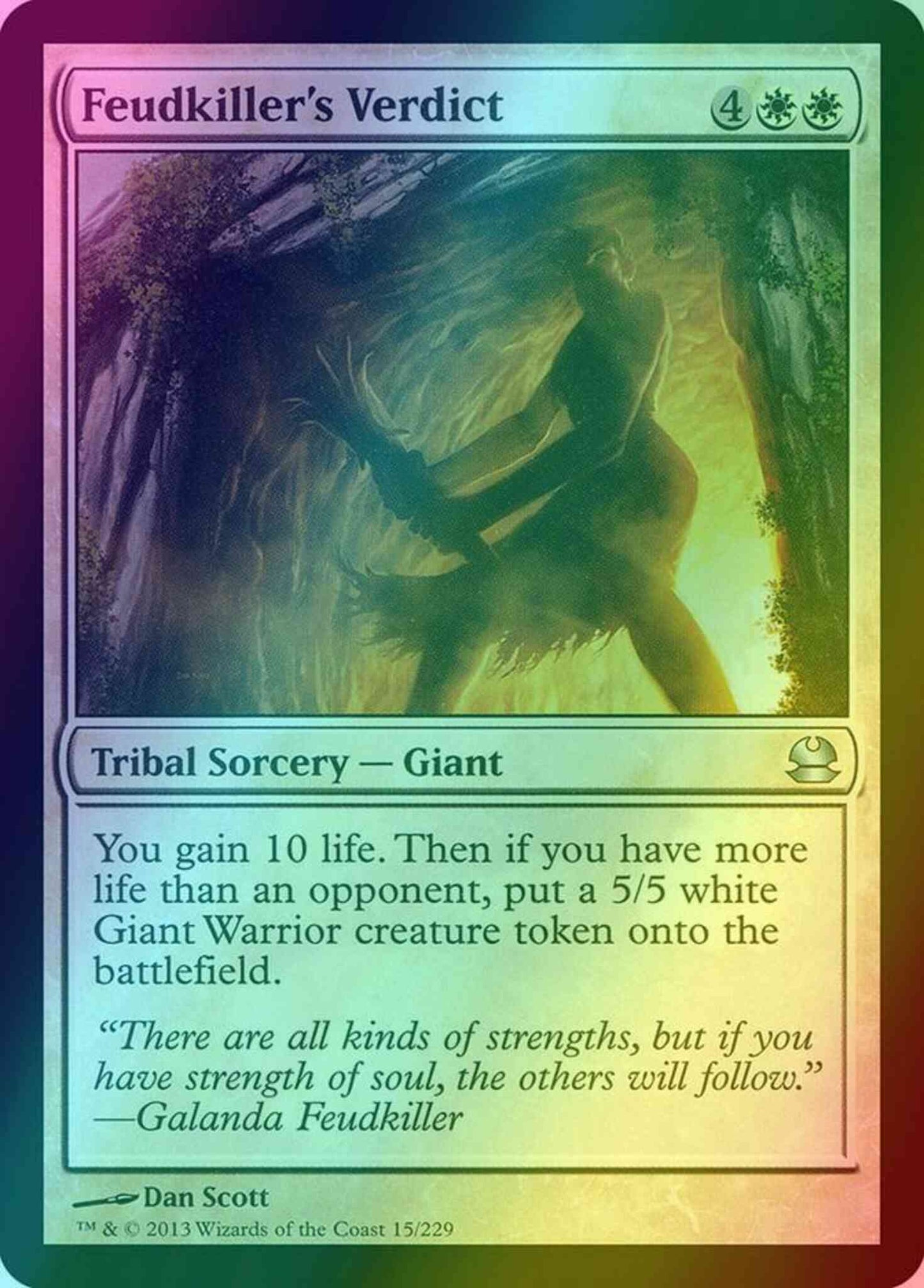 Feudkiller's Verdict [15] [Modern Masters] [Foil]