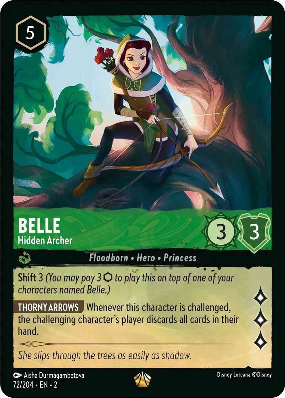 Belle - Hidden Archer - 72/204 [Rise Of The Floodborn] [Cold Foil]