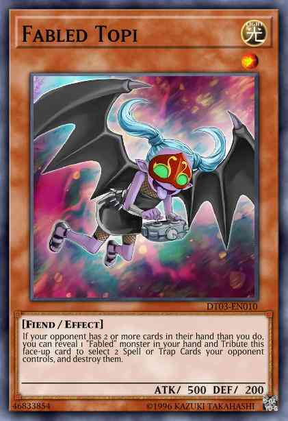 Fabled Topi - HA03-EN003 - Super Rare - 1st Edition