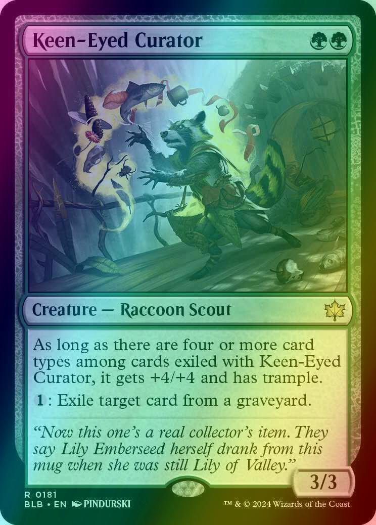Keen-Eyed Curator [181] [Bloomburrow] [Foil]