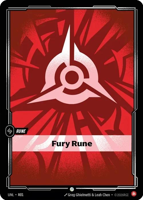Fury Rune - R01 [Unleashed] [Non-Foil]