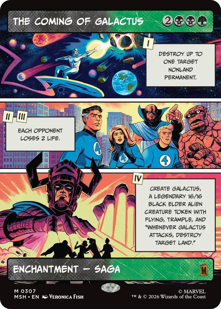 The Coming of Galactus [307] [Panel Showcase] [Marvel Super Heroes] [Non-Foil]