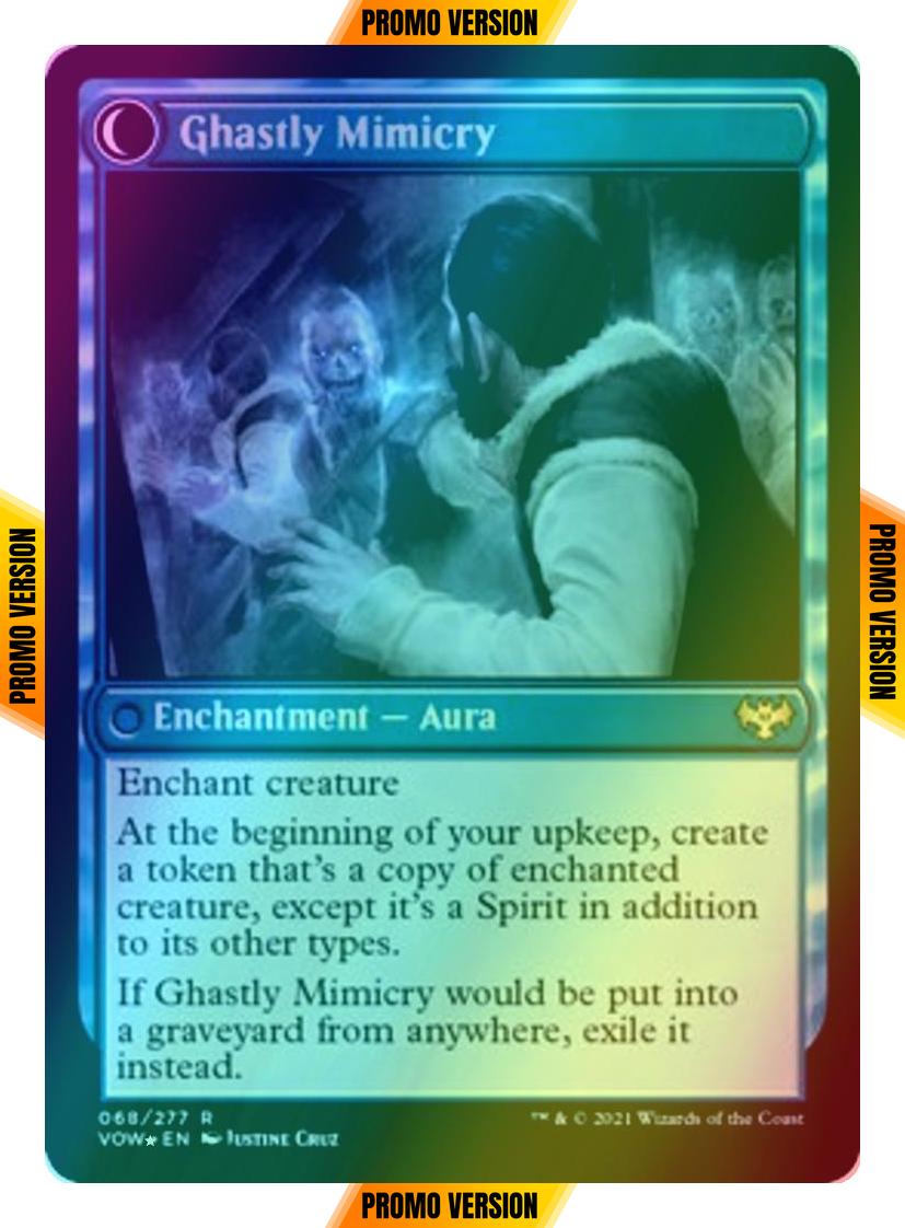 Mirrorhall Mimic // Ghastly Mimicry [Prerelease] [68s] [Innistrad: Crimson Vow: Promos] [Foil]