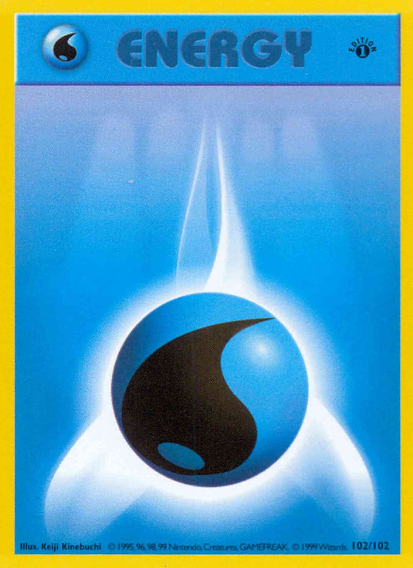 Water Energy - 102/102 - Common - 1st Edition [base1-102] [Non-Holo]