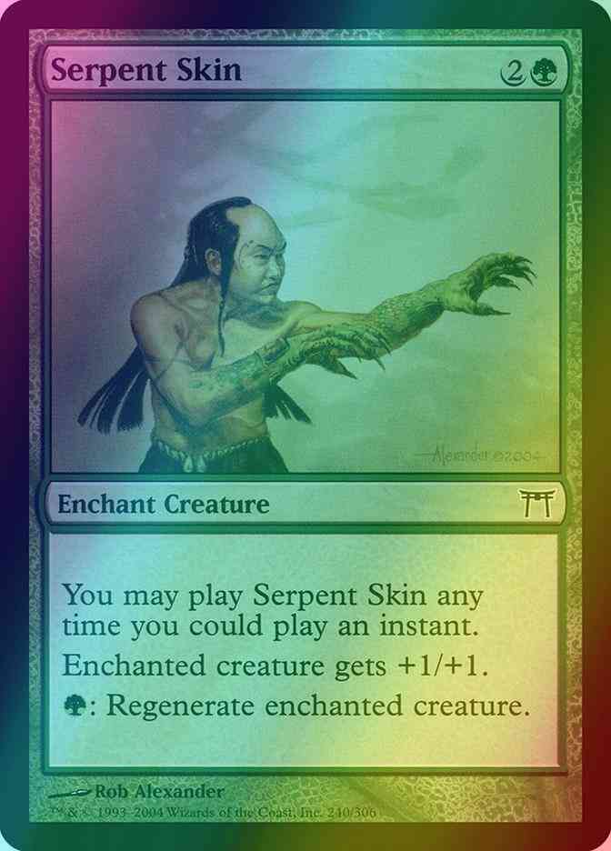 Serpent Skin [240] [Champions of Kamigawa] [Foil]