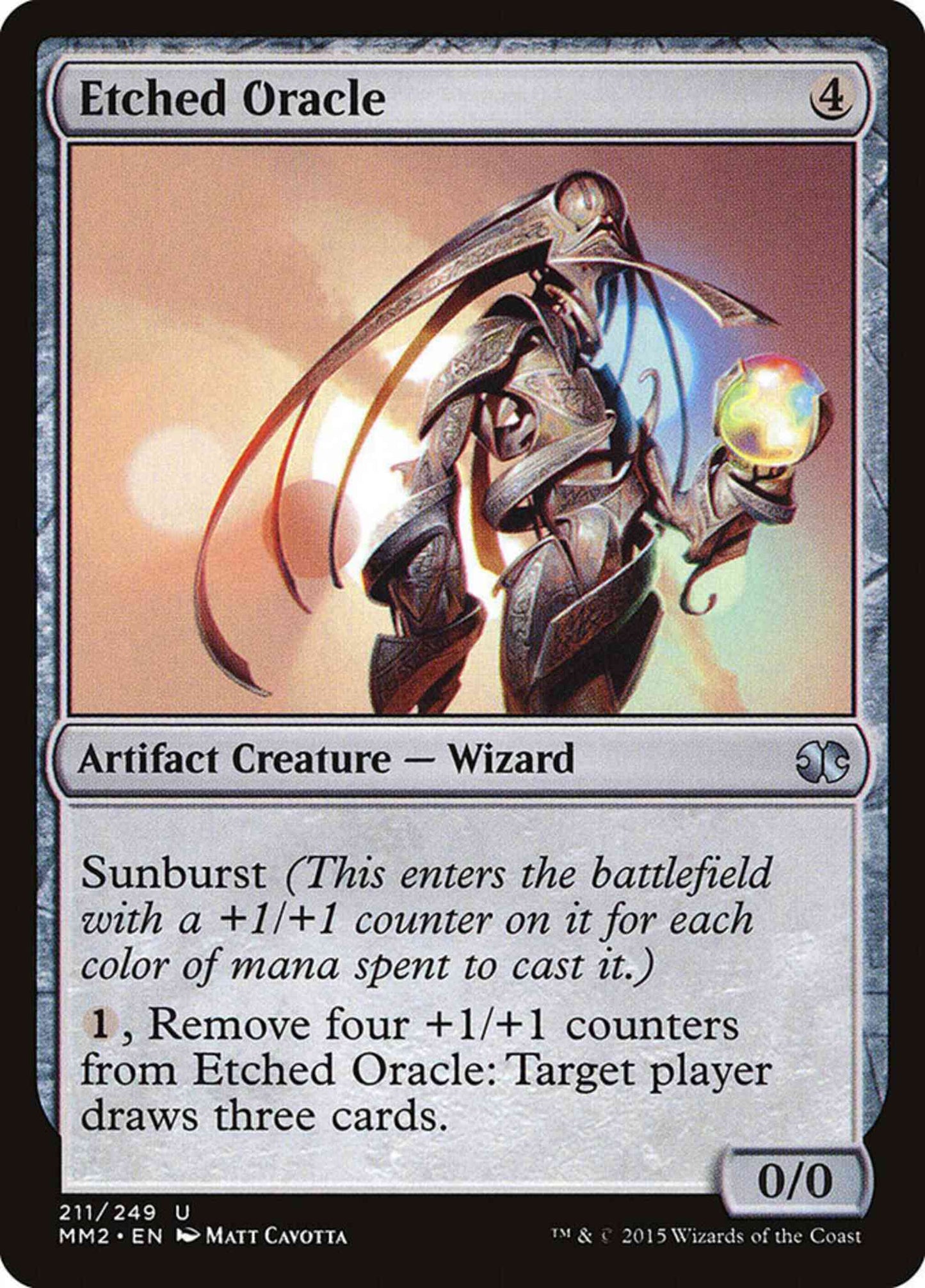 Etched Oracle [211] [Modern Masters 2015] [Non-Foil]
