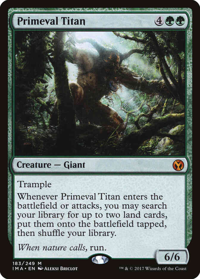 Primeval Titan [183] [Iconic Masters] [Non-Foil]