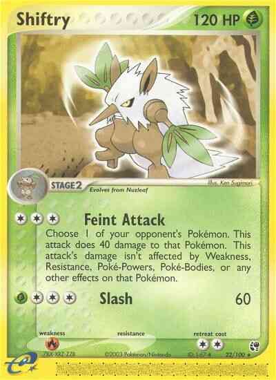 Shiftry - 22/100 - Rare [ex2-22] [Non-Holo]