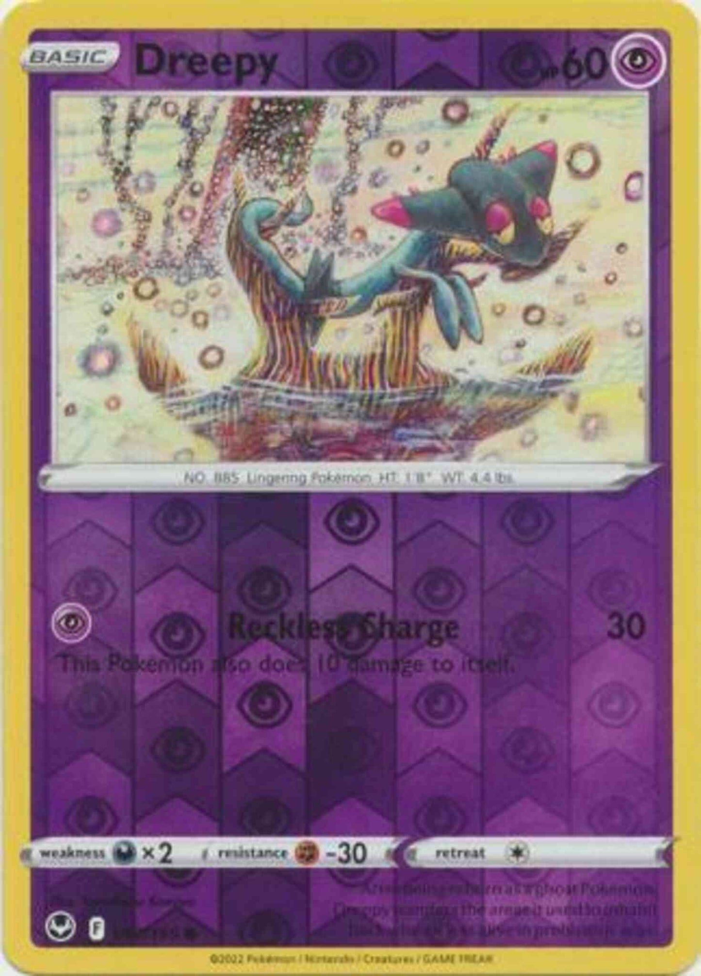 Dreepy - 087/195 - Common [swsh12-087] [Reverse Holo]