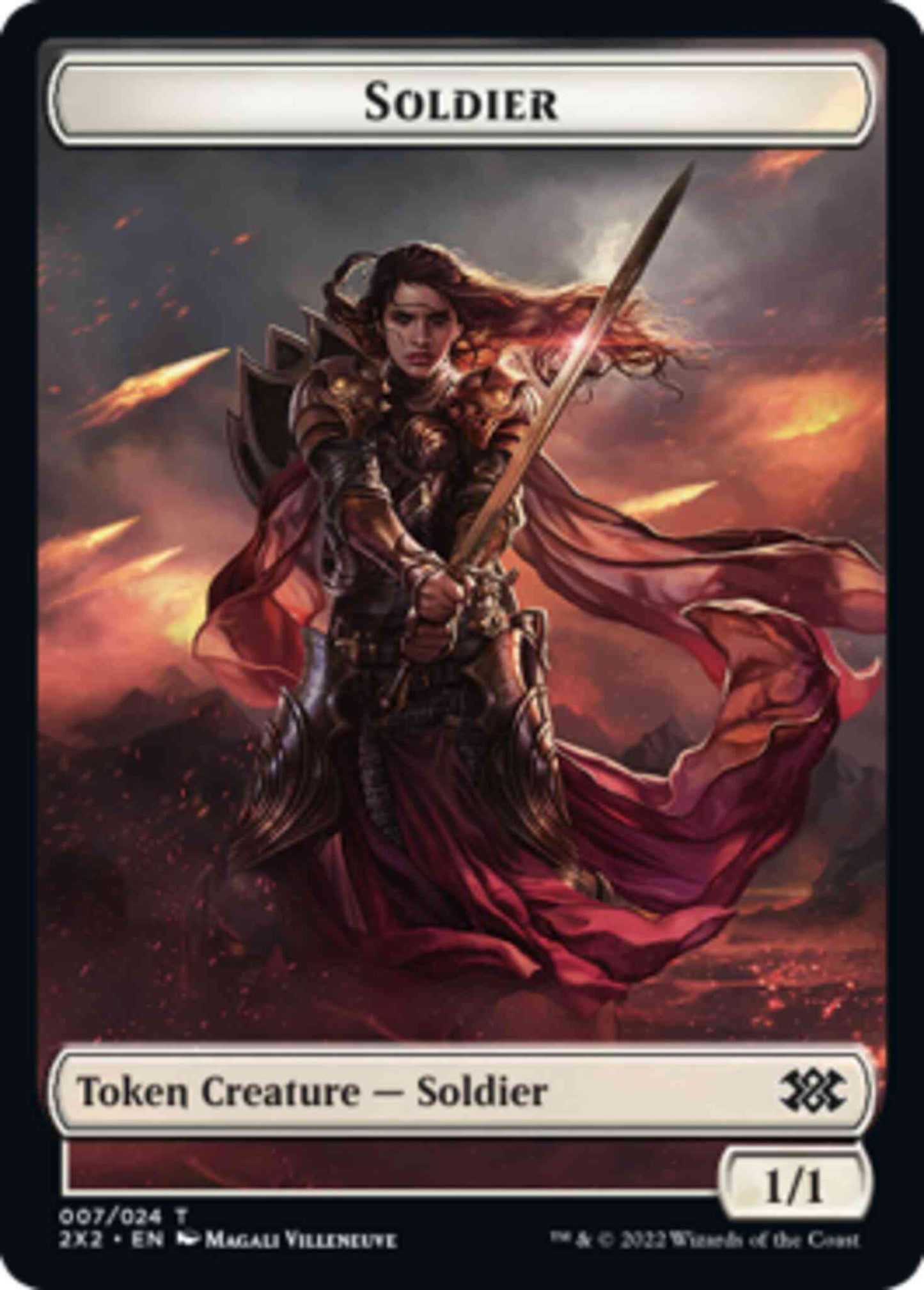 Soldier Token (07) // Spider Token (18) [Double Masters 2022: Tokens] [Non-Foil]