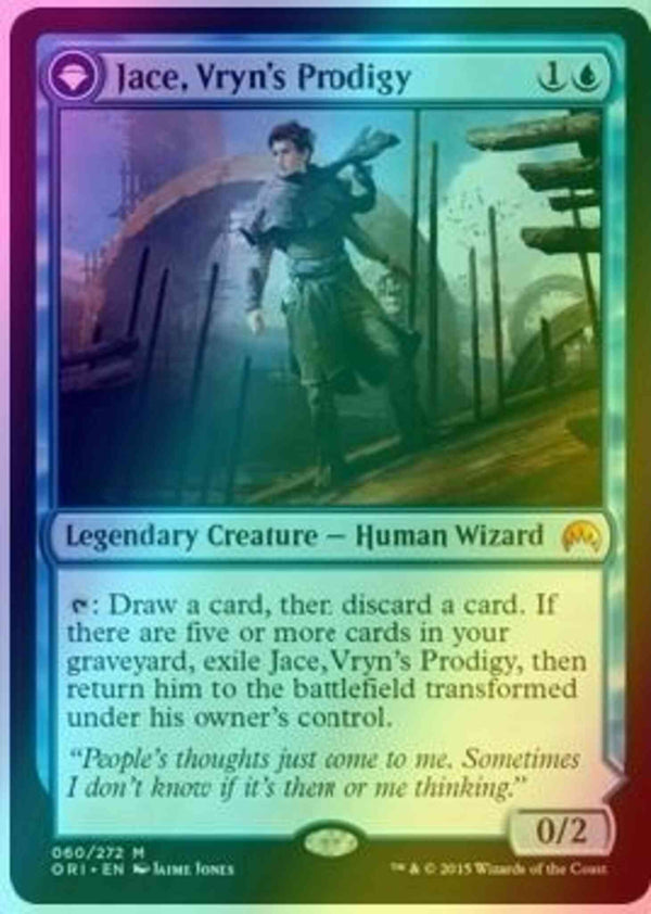 Jace, Vryn's Prodigy // Jace, Telepath Unbound [60] [Magic Origins] [Foil]