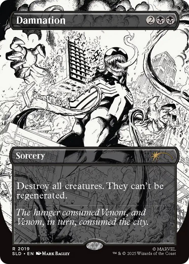 Damnation [2019] [Borderless] [Spider-Man: Venom Unleashed (Inks)] [Secret Lair Drop] [Non-Foil]