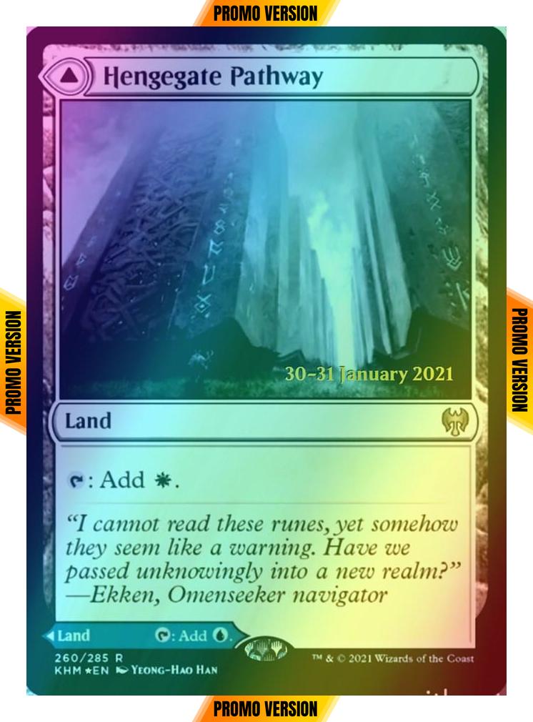 Hengegate Pathway // Mistgate Pathway [Prerelease] [260s] [Kaldheim Promos] [Foil]