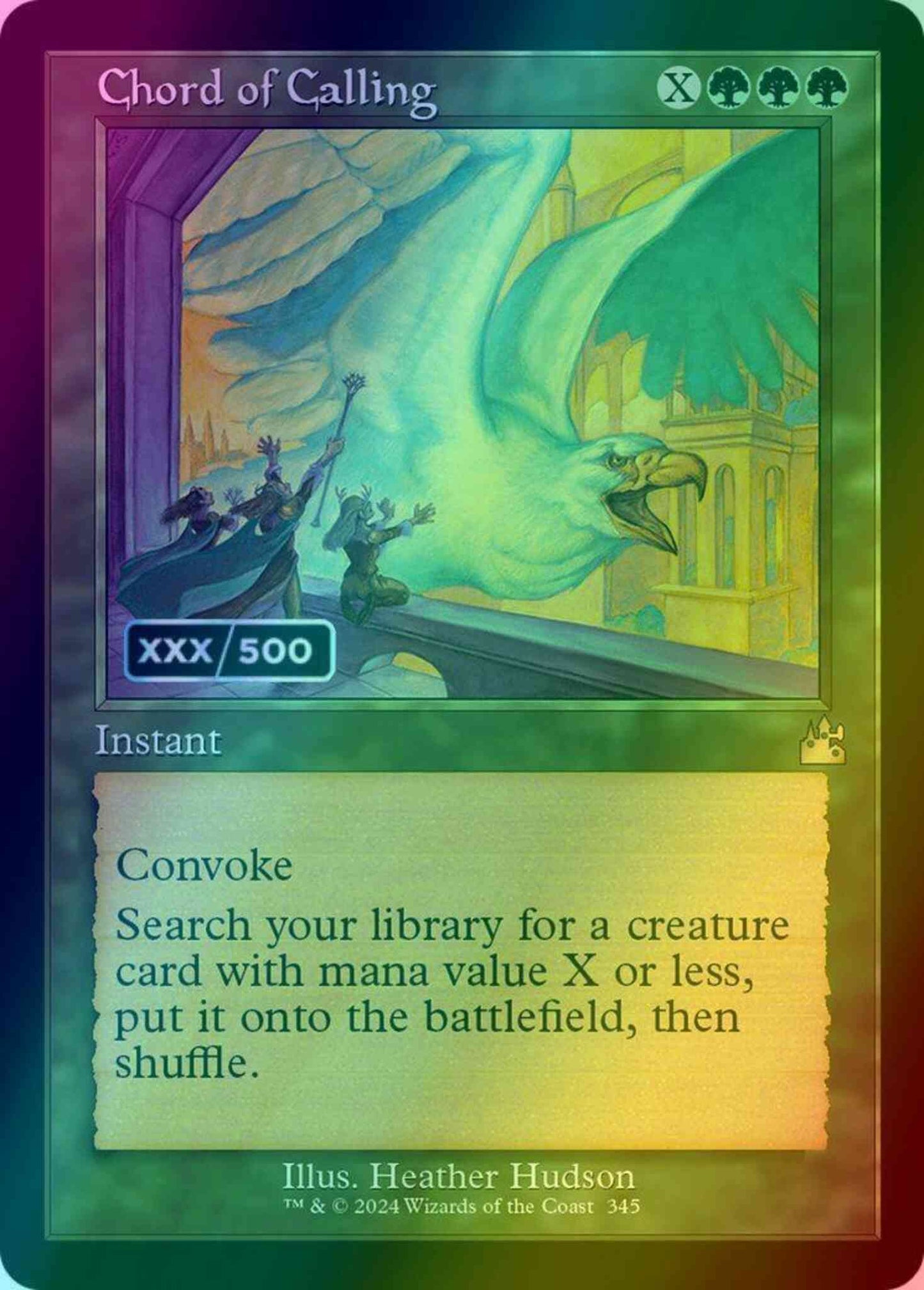 Chord of Calling - Serial Numbered [345z] [Retro Frame] [Ravnica Remastered] [Foil]